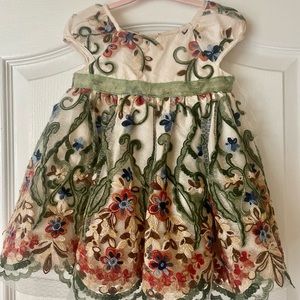 Beautiful hand embroidered dress. Worn once, gorgeous for any season!
